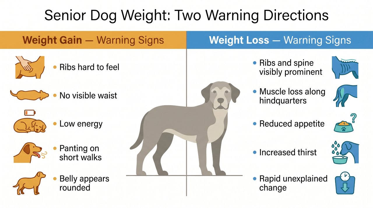 Senior Dog Weight Problems