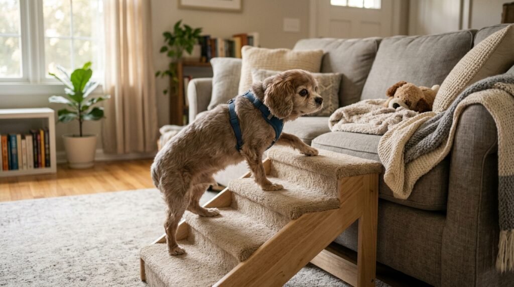 Dog Stairs for Old Dogs: Ramps vs. Steps & Safety Guide