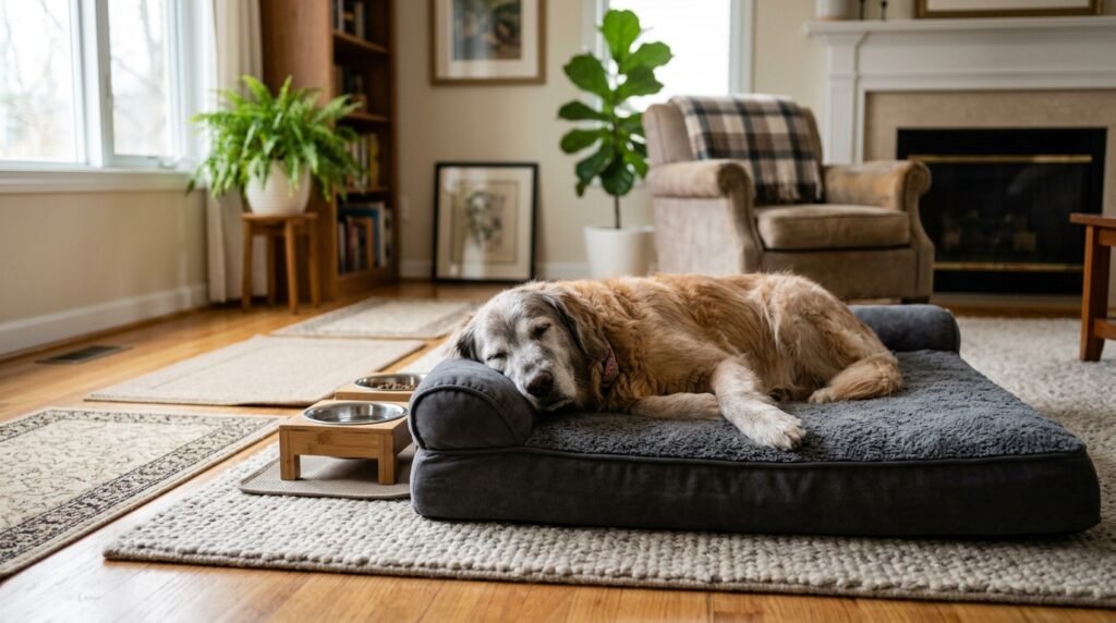 Keeping Senior Dogs Comfortable: Home Setup & Arthritis Tips
