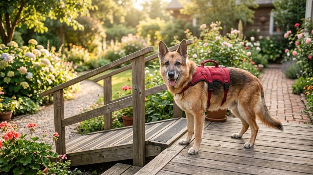Mobility Aids for Senior Dogs: Harnesses, Ramps & Wheelchairs