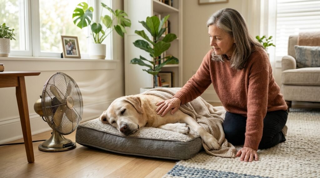 Old Dog Heavy Breathing: Panting Causes & When to See a Vet